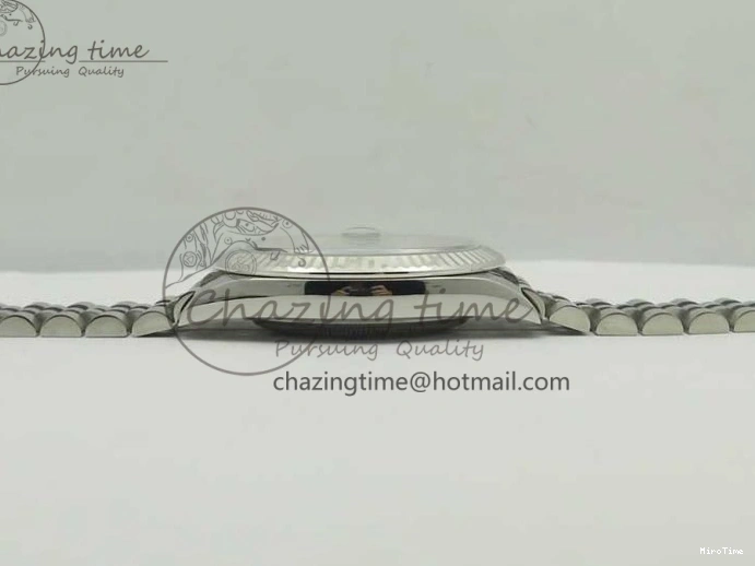 MiroTime 0219 DateJust 41 126334 SS REF 1:1 Best Edition Gray Dial Stick Markers on Jubilee Bracelet A3235 Clone V OdorResistant 3382